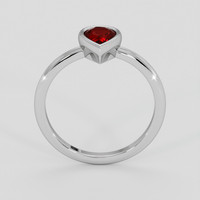 1.04 Ct. Ruby Ring, 10K White Gold 3