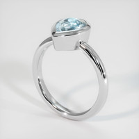 1.65 Ct. Gemstone Ring, 18K White Gold 2