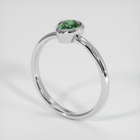 0.61 Ct. Gemstone Ring, 18K White Gold 2