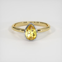 1.27 Ct. Gemstone Ring, 14K White & Yellow 1