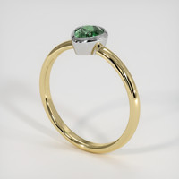 0.61 Ct. Gemstone Ring, 14K White & Yellow 2