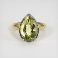 6.23 Ct. Gemstone Ring, 18K White & Yellow 1