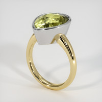 6.23 Ct. Gemstone Ring, 18K White & Yellow 2