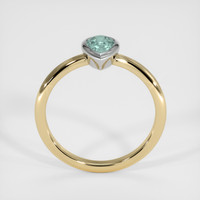 0.84 Ct. Sapphire Ring, 18K White & Yellow 3
