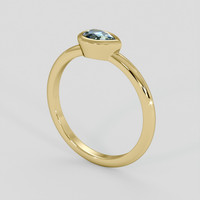 0.41 Ct. Bi Color / Parti Sapphire Ring, 10K Yellow Gold 2