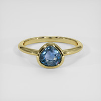 1.00 Ct. Color Change Spinel Ring, 14K Yellow Gold 1