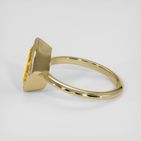 3.33 Ct. Yellow Citrine Ring, 14K Yellow Gold 4