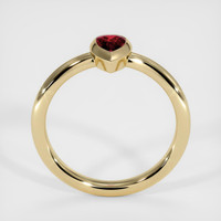 0.38 Ct. Ruby  Ring - 14K Yellow Gold