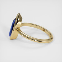 2.08 Ct. Blue Sapphire Ring, 14K Yellow Gold 4