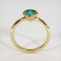 1.83 Ct. Greenish Blue Sapphire Ring, 14K Yellow Gold 3