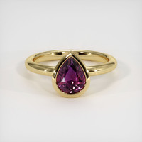2.03 Ct. Sapphire Ring, 14K Yellow Gold 1