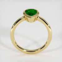 1.49 Ct. Emerald Ring, 18K Yellow Gold 3