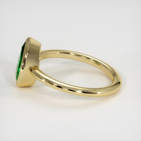 1.49 Ct. Emerald Ring, 18K Yellow Gold 4