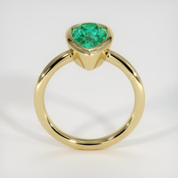 2.13 Ct. Emerald Ring, 18K Yellow Gold 3