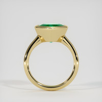5.02 Ct. Emerald Ring, 18K Yellow Gold 3