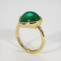 5.59 Ct. Emerald Ring, 18K Yellow Gold 2