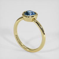 1.00 Ct. Color Change Spinel Ring, 18K Yellow Gold 2