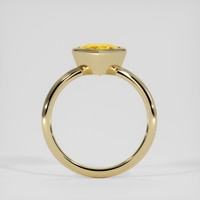 3.33 Ct. Yellow Citrine Ring, 18K Yellow Gold 3
