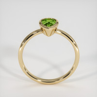 1.05 Ct. Green Sapphire Ring, 18K Yellow Gold 3