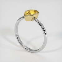 1.27 Ct. Gemstone Ring, 14K Yellow & White 2