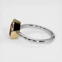 3.21 Ct. Sapphire Ring, 18K Yellow & White 4