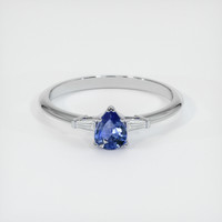 0.45 Ct. Sapphire Ring, Platinum 950 1