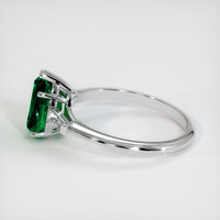 1.36 Ct. Emerald Ring, Platinum 950 4