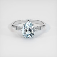 1.65 Ct. Gemstone Ring, Platinum 950 1