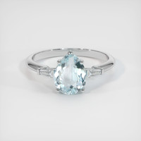 1.35 Ct. Gemstone Ring, Platinum 950 1