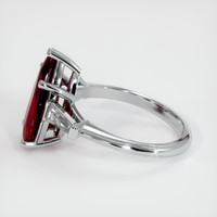 3.18 Ct. Ruby Ring, Platinum 950 4