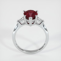 3.01 Ct. Ruby Ring, Platinum 950 3