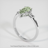 1.35 Ct. Sapphire Ring, Platinum 950 2