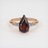 2.18 Ct. Gemstone Ring, 14K Rose Gold 1