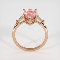 4.17 Ct. Sapphire Ring, 14K Rose Gold 3