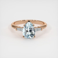 1.65 Ct. Gemstone Ring, 18K Rose Gold 1