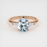 1.51 Ct. Gemstone Ring, 18K Rose Gold 1