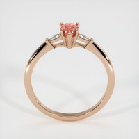 0.83 Ct. Sapphire Ring, 18K Rose Gold 3