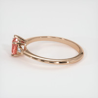 0.83 Ct. Sapphire Ring, 18K Rose Gold 4