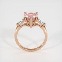 4.17 Ct. Sapphire Ring, 18K Rose Gold 3