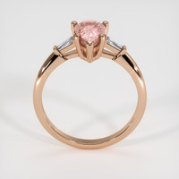 1.74 Ct. Padparadscha Sapphire Ring, 18K Rose Gold 3