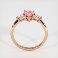 0.99 Ct. Sapphire Ring, 18K Rose Gold 3
