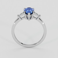 1.69 Ct. Blue Sapphire Ring, 14K White Gold 3
