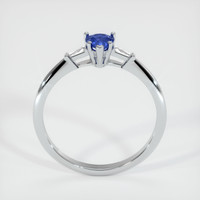 0.45 Ct. Sapphire Ring, 18K White Gold 3