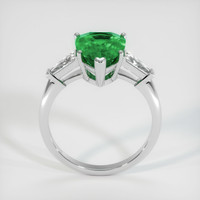 2.69 Ct. Emerald Ring, 18K White Gold 3