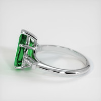 2.69 Ct. Emerald Ring, 18K White Gold 4