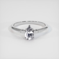 1.08 Ct. Gemstone Ring, 18K White Gold 1