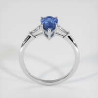 2.36 Ct. Blue Sapphire Ring, 18K White Gold 3