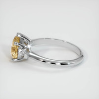 1.45 Ct. Sapphire Ring, 18K White Gold 4