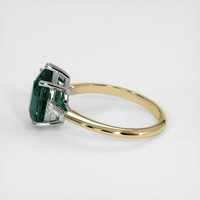 3.56 Ct. Sapphire Ring, 14K White & Yellow 4
