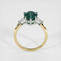 3.56 Ct. Sapphire Ring, 18K White & Yellow 3